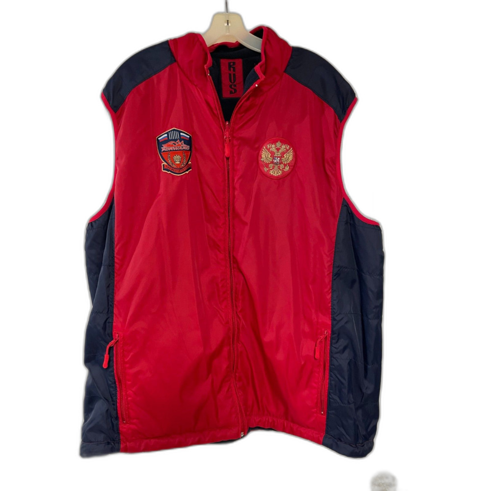 Rare Forward Rus Russia Men's Outdoor Vest Xxl